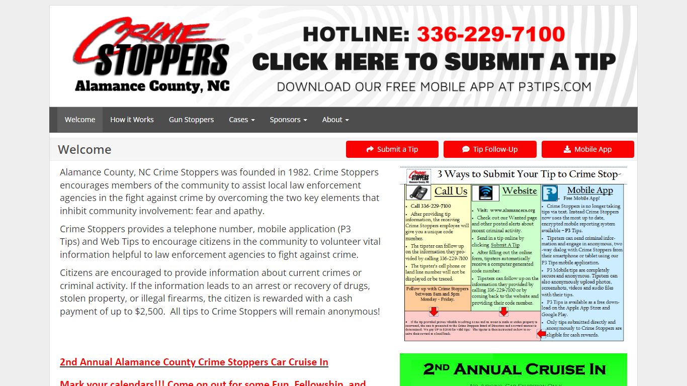 Crime of the Week - Alamance County Crime Stoppers