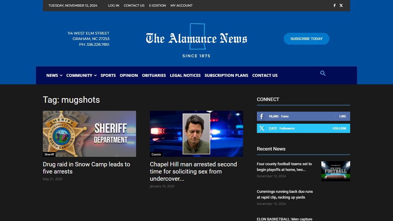 mugshots Archives - alamancenews.com