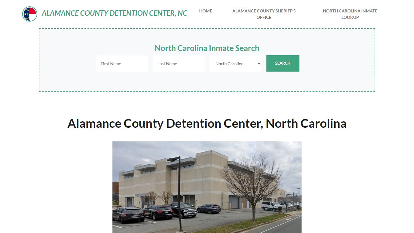 Alamance County Detention Center, NC Inmate Roster, Offender Search